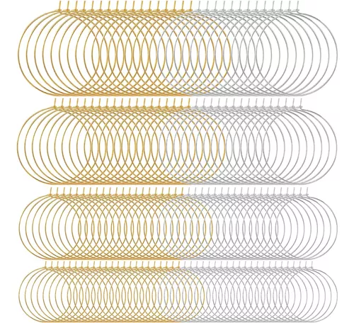 280 Piezas De Aros Pendientes De Bisutería, 4 Tamaños